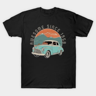 Awesome Since 1958 vintage gift T-Shirt